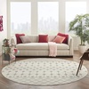 image:imageNourison Home Grafix Beige 53 x 73 Area Rug  Easy Clean Non Shedding Bed Room Living Room Dining Room Kitchen 5 x 7IvoryGrey