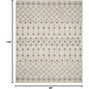 image:imageNourison Home Grafix Beige 53 x 73 Area Rug  Easy Clean Non Shedding Bed Room Living Room Dining Room Kitchen 5 x 7IvoryGrey