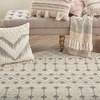 image:imageNourison Home Grafix Beige 53 x 73 Area Rug  Easy Clean Non Shedding Bed Room Living Room Dining Room Kitchen 5 x 7IvoryGrey