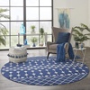 image:imageNourison Home Grafix Beige 53 x 73 Area Rug  Easy Clean Non Shedding Bed Room Living Room Dining Room Kitchen 5 x 7Navy