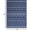 image:imageNourison Home Grafix Beige 53 x 73 Area Rug  Easy Clean Non Shedding Bed Room Living Room Dining Room Kitchen 5 x 7Navy