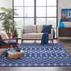 image:imageNourison Home Grafix Beige 53 x 73 Area Rug  Easy Clean Non Shedding Bed Room Living Room Dining Room Kitchen 5 x 7Navy
