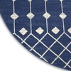 image:imageNourison Home Grafix Beige 53 x 73 Area Rug  Easy Clean Non Shedding Bed Room Living Room Dining Room Kitchen 5 x 7Navy
