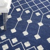 image:imageNourison Home Grafix Beige 53 x 73 Area Rug  Easy Clean Non Shedding Bed Room Living Room Dining Room Kitchen 5 x 7Navy