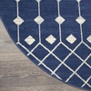 image:imageNourison Home Grafix Beige 53 x 73 Area Rug  Easy Clean Non Shedding Bed Room Living Room Dining Room Kitchen 5 x 7Navy