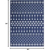 image:imageNourison Home Grafix Beige 53 x 73 Area Rug  Easy Clean Non Shedding Bed Room Living Room Dining Room Kitchen 5 x 7Navy