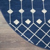 image:imageNourison Home Grafix Beige 53 x 73 Area Rug  Easy Clean Non Shedding Bed Room Living Room Dining Room Kitchen 5 x 7Navy
