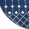 image:imageNourison Home Grafix Beige 53 x 73 Area Rug  Easy Clean Non Shedding Bed Room Living Room Dining Room Kitchen 5 x 7Navy