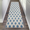 image:imageNourison Home Grafix Blue 53 x 73 Area Rug  Easy Clean Non Shedding Bed Room Living Room Dining Room Kitchen 5 x 7Blue
