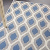image:imageNourison Home Grafix Blue 53 x 73 Area Rug  Easy Clean Non Shedding Bed Room Living Room Dining Room Kitchen 5 x 7Blue