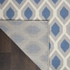 image:imageNourison Home Grafix Blue 53 x 73 Area Rug  Easy Clean Non Shedding Bed Room Living Room Dining Room Kitchen 5 x 7Blue