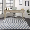 image:imageNourison Home Grafix Blue 53 x 73 Area Rug  Easy Clean Non Shedding Bed Room Living Room Dining Room Kitchen 5 x 7Blue