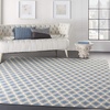 image:imageNourison Home Grafix Blue 53 x 73 Area Rug  Easy Clean Non Shedding Bed Room Living Room Dining Room Kitchen 5 x 7Blue