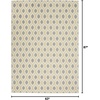image:imageNourison Home Grafix Blue 53 x 73 Area Rug  Easy Clean Non Shedding Bed Room Living Room Dining Room Kitchen 5 x 7White