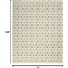 image:imageNourison Home Grafix Blue 53 x 73 Area Rug  Easy Clean Non Shedding Bed Room Living Room Dining Room Kitchen 5 x 7White