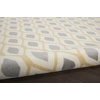 image:imageNourison Home Grafix Blue 53 x 73 Area Rug  Easy Clean Non Shedding Bed Room Living Room Dining Room Kitchen 5 x 7White