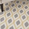 image:imageNourison Home Grafix Blue 53 x 73 Area Rug  Easy Clean Non Shedding Bed Room Living Room Dining Room Kitchen 5 x 7White