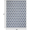 image:imageNourison Home Grafix Blue 53 x 73 Area Rug  Easy Clean Non Shedding Bed Room Living Room Dining Room Kitchen 5 x 7WhiteNavy