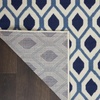 image:imageNourison Home Grafix Blue 53 x 73 Area Rug  Easy Clean Non Shedding Bed Room Living Room Dining Room Kitchen 5 x 7WhiteNavy