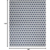image:imageNourison Home Grafix Blue 53 x 73 Area Rug  Easy Clean Non Shedding Bed Room Living Room Dining Room Kitchen 5 x 7WhiteNavy