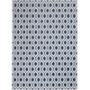 image:imageNourison Home Grafix Blue 53 x 73 Area Rug  Easy Clean Non Shedding Bed Room Living Room Dining Room Kitchen 5 x 7WhiteNavy