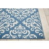 image:imageNourison Home Grafix Damask Blue 53 x ROUND Area Rug Easy Cleaning Non Shedding Bed Room Living Room Dining Room Kitchen 5 RoundBlue
