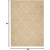 image:imageNourison Home Grafix Damask Blue 53 x ROUND Area Rug Easy Cleaning Non Shedding Bed Room Living Room Dining Room Kitchen 5 RoundCream