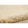 image:imageNourison Home Grafix Damask Blue 53 x ROUND Area Rug Easy Cleaning Non Shedding Bed Room Living Room Dining Room Kitchen 5 RoundCream