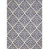 image:imageNourison Home Grafix Damask Blue 53 x ROUND Area Rug Easy Cleaning Non Shedding Bed Room Living Room Dining Room Kitchen 5 RoundWhite Blue