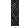 image:imageNourison Home Grafix Grey 53 x 73 Area Rug  Easy Clean Non Shedding Bed Room Living Room Dining Room Kitchen 5 x 7Black
