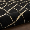 image:imageNourison Home Grafix Grey 53 x 73 Area Rug  Easy Clean Non Shedding Bed Room Living Room Dining Room Kitchen 5 x 7Black