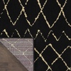 image:imageNourison Home Grafix Grey 53 x 73 Area Rug  Easy Clean Non Shedding Bed Room Living Room Dining Room Kitchen 5 x 7Black