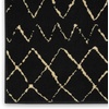 image:imageNourison Home Grafix Grey 53 x 73 Area Rug  Easy Clean Non Shedding Bed Room Living Room Dining Room Kitchen 5 x 7Black