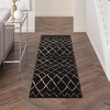image:imageNourison Home Grafix Grey 53 x 73 Area Rug  Easy Clean Non Shedding Bed Room Living Room Dining Room Kitchen 5 x 7Black