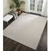image:imageNourison Home Grafix Grey 53 x 73 Area Rug  Easy Clean Non Shedding Bed Room Living Room Dining Room Kitchen 5 x 7Grey