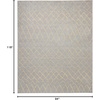 image:imageNourison Home Grafix Grey 53 x 73 Area Rug  Easy Clean Non Shedding Bed Room Living Room Dining Room Kitchen 5 x 7Grey