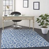 image:imageNourison Home Grafix Grey 6 x 9 Area Rug  Easy Clean Non Shedding Bed Room Living Room Dining Room Kitchen 6 x 9Blue