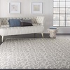 image:imageNourison Home Grafix Grey 6 x 9 Area Rug  Easy Clean Non Shedding Bed Room Living Room Dining Room Kitchen 6 x 9Grey