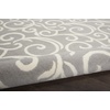 image:imageNourison Home Grafix Grey 6 x 9 Area Rug  Easy Clean Non Shedding Bed Room Living Room Dining Room Kitchen 6 x 9Grey