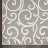 image:imageNourison Home Grafix Grey 6 x 9 Area Rug  Easy Clean Non Shedding Bed Room Living Room Dining Room Kitchen 6 x 9Grey