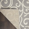 image:imageNourison Home Grafix Grey 6 x 9 Area Rug  Easy Clean Non Shedding Bed Room Living Room Dining Room Kitchen 6 x 9Grey