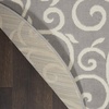 image:imageNourison Home Grafix Grey 6 x 9 Area Rug  Easy Clean Non Shedding Bed Room Living Room Dining Room Kitchen 6 x 9Grey