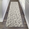 image:imageNourison Home Grafix Grey 6 x 9 Area Rug  Easy Clean Non Shedding Bed Room Living Room Dining Room Kitchen 6 x 9Grey