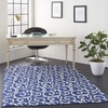 image:imageNourison Home Grafix Grey 6 x 9 Area Rug  Easy Clean Non Shedding Bed Room Living Room Dining Room Kitchen 6 x 9Navy
