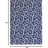 image:imageNourison Home Grafix Grey 6 x 9 Area Rug  Easy Clean Non Shedding Bed Room Living Room Dining Room Kitchen 6 x 9Navy