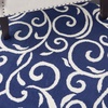 image:imageNourison Home Grafix Grey 6 x 9 Area Rug  Easy Clean Non Shedding Bed Room Living Room Dining Room Kitchen 6 x 9Navy