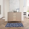 image:imageNourison Home Grafix Grey 6 x 9 Area Rug  Easy Clean Non Shedding Bed Room Living Room Dining Room Kitchen 6 x 9Navy