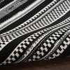 image:imageNourison Home Grafix Ivory Grey 23 x 76 Area Rug  Easy Clean Non Shedding Bed Room Living Room Dining Room Kitchen 8 RunnerBlack White