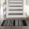 image:imageNourison Home Grafix Ivory Grey 23 x 76 Area Rug  Easy Clean Non Shedding Bed Room Living Room Dining Room Kitchen 8 RunnerBlack White