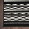 image:imageNourison Home Grafix Ivory Grey 23 x 76 Area Rug  Easy Clean Non Shedding Bed Room Living Room Dining Room Kitchen 8 RunnerBlack White